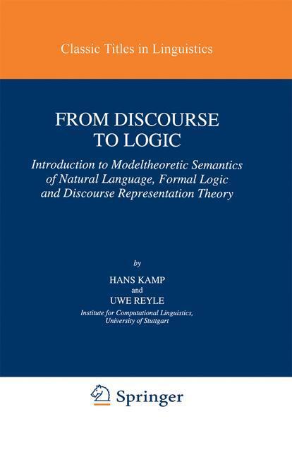Cover: 9780792310280 | From Discourse to Logic | U. Reyle (u. a.) | Taschenbuch | Paperback