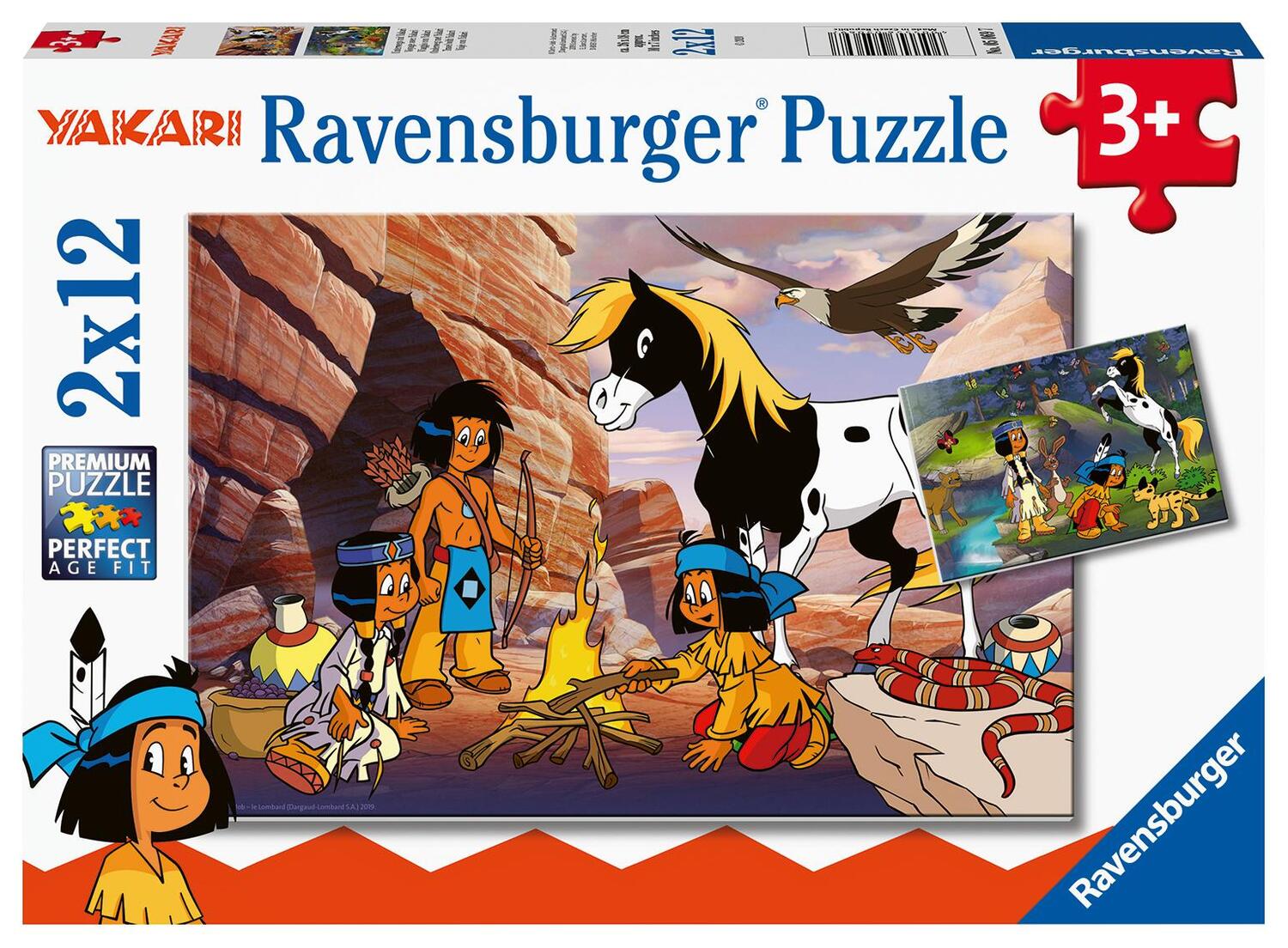 Cover: 4005556050697 | Ravensburger Kinderpuzzle - 05069 Unterwegs mit Yakari - Puzzle für...