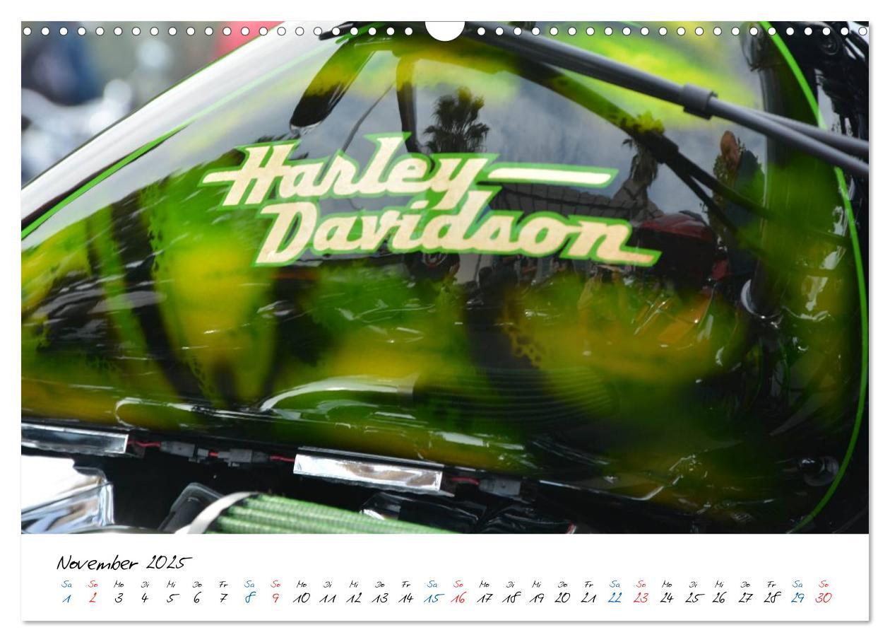 Bild: 9783435502004 | Harley Davidson - Details einer Legende (Wandkalender 2025 DIN A3...