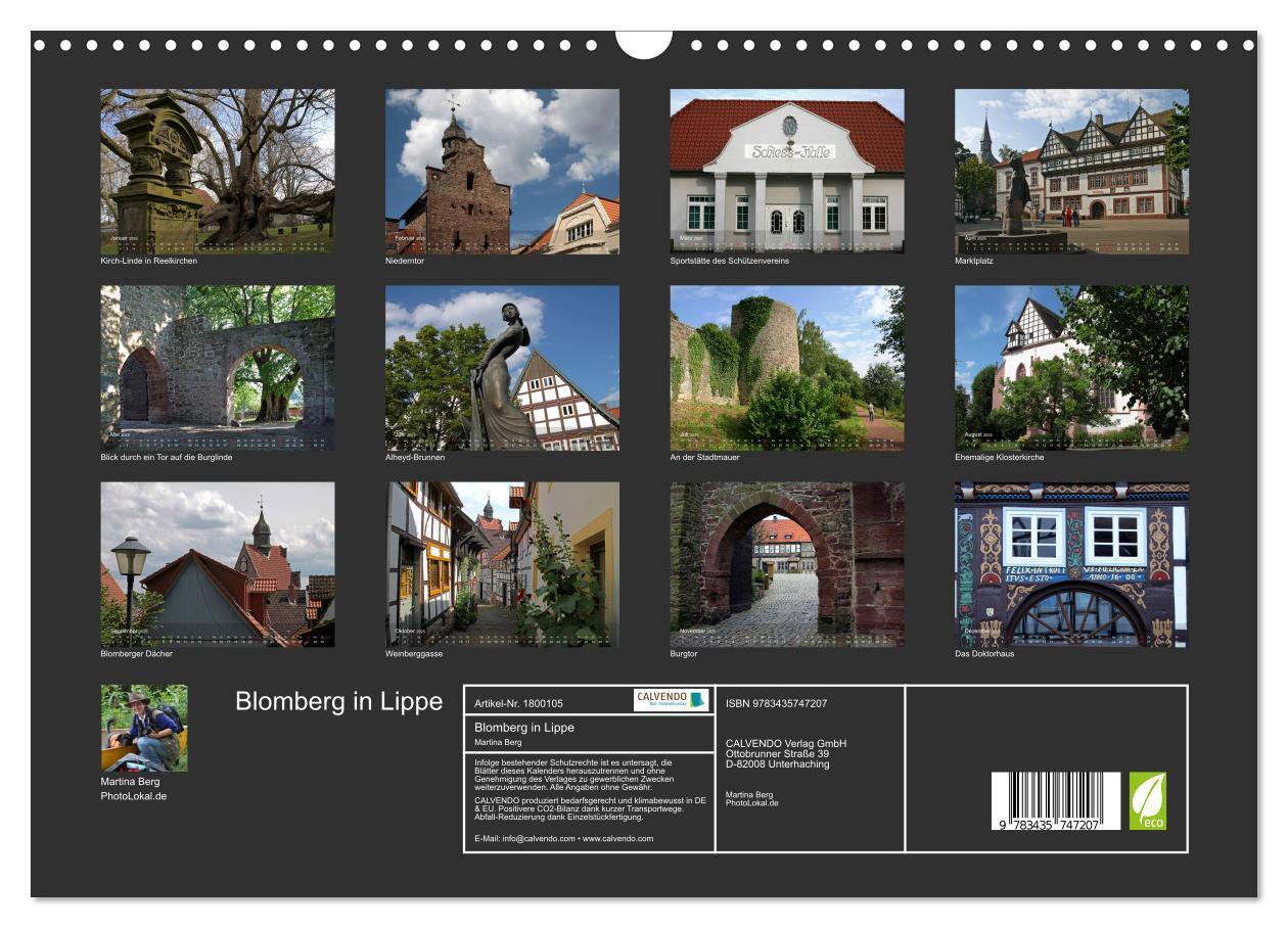 Bild: 9783435747207 | Blomberg in Lippe (Wandkalender 2025 DIN A3 quer), CALVENDO...