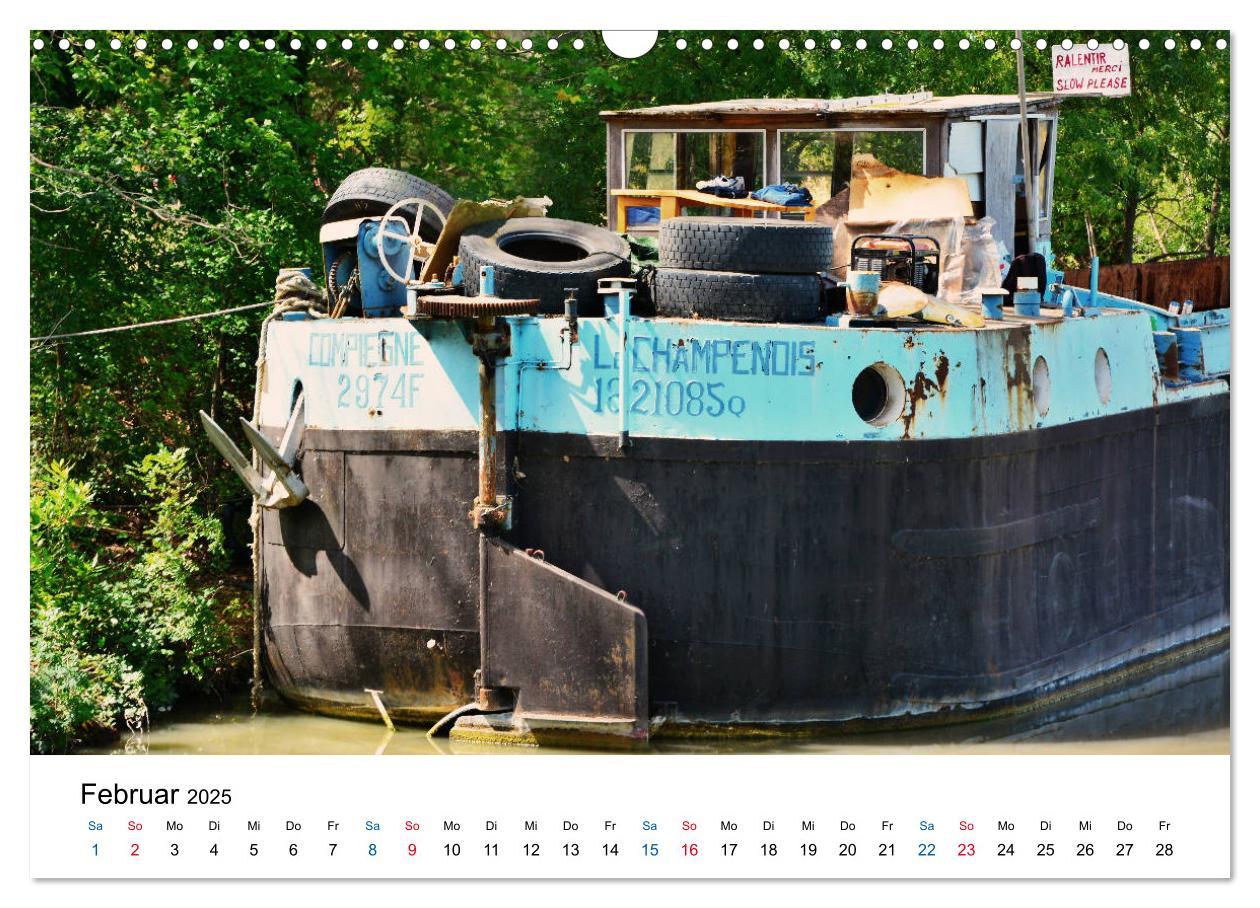 Bild: 9783435452262 | Unterwegs am Canal du Midi (Wandkalender 2025 DIN A3 quer),...