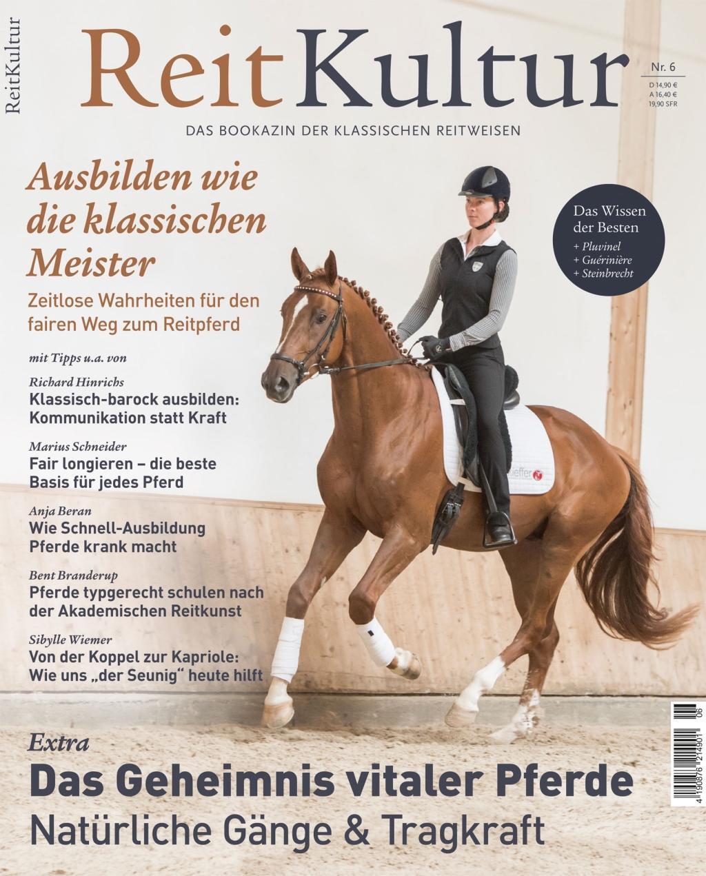Cover: 9783958472068 | ReitKultur. Nr.6 | Ausbilden wie die klassischen Meister | ReitKultur