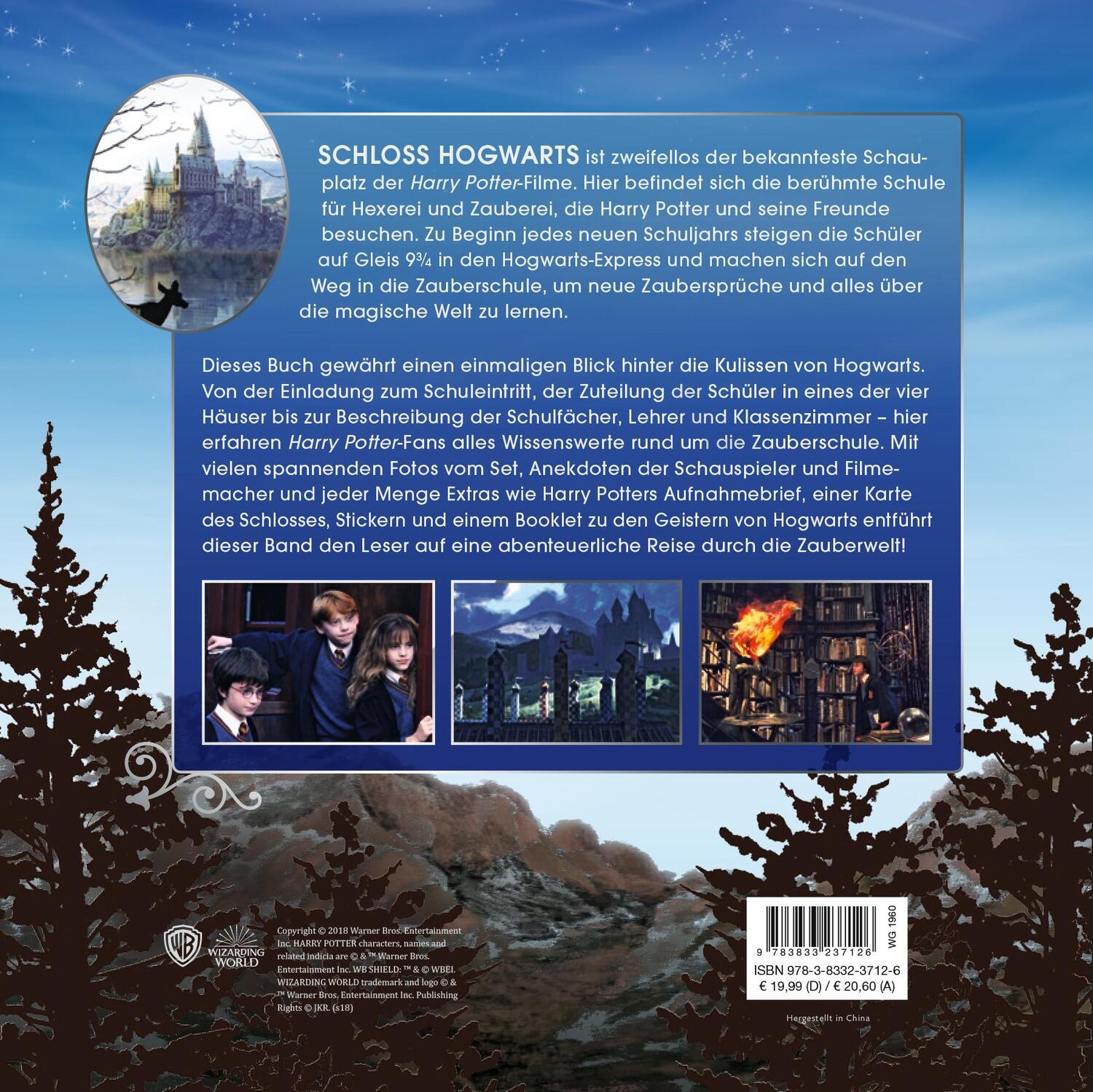 Rückseite: 9783833237126 | Harry Potter: Hogwarts - Das Handbuch zu den Filmen | Buch | 48 S.