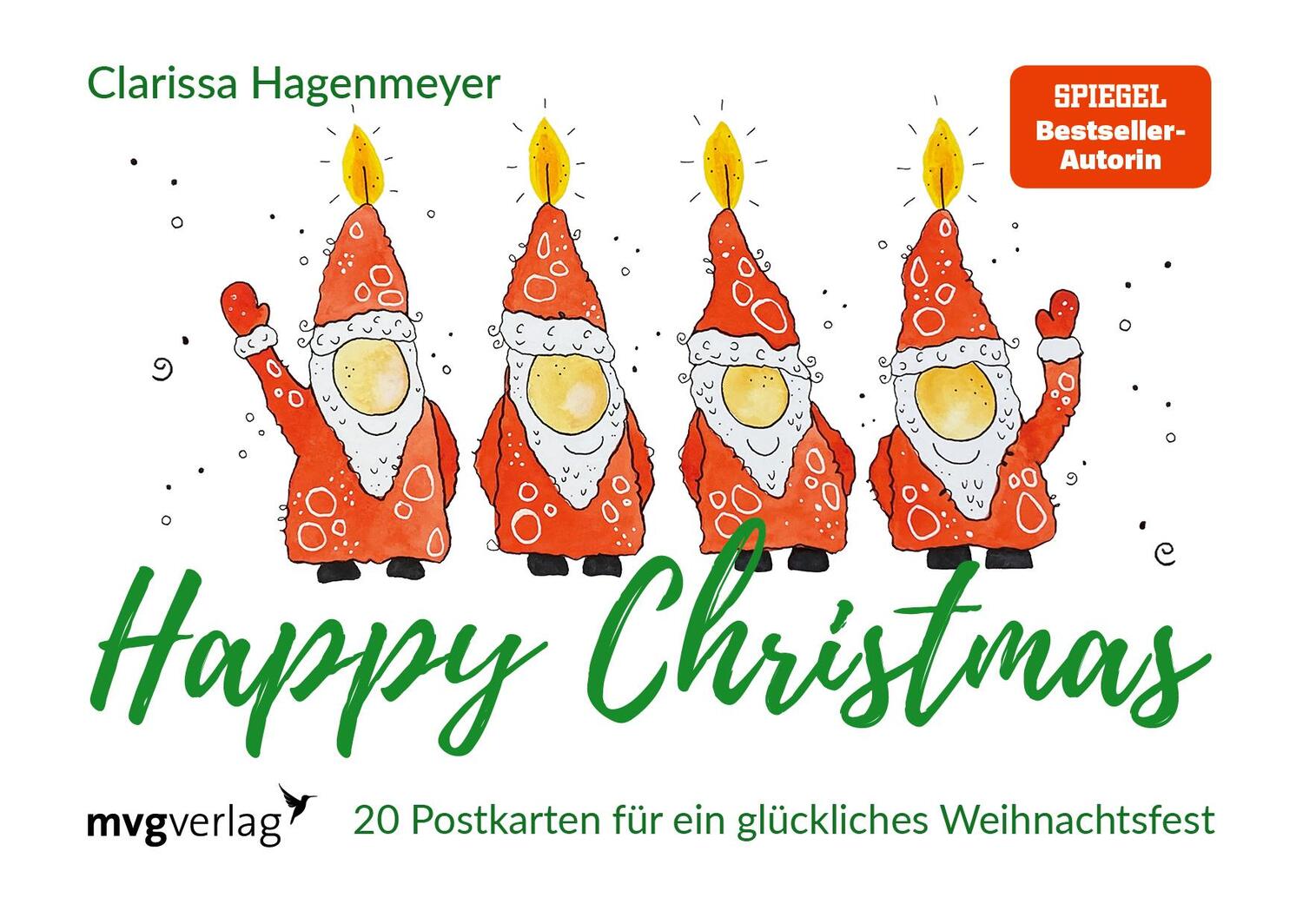 Cover: 9783747403792 | Happy Christmas: Postkarten | Clarissa Hagenmeyer | Taschenbuch | 2021