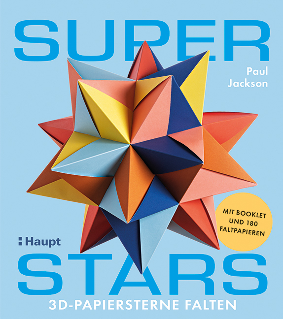 Cover: 9783258602271 | Superstars | 3D-Papiersterne falten - mit Booklet und 180 Faltpapieren