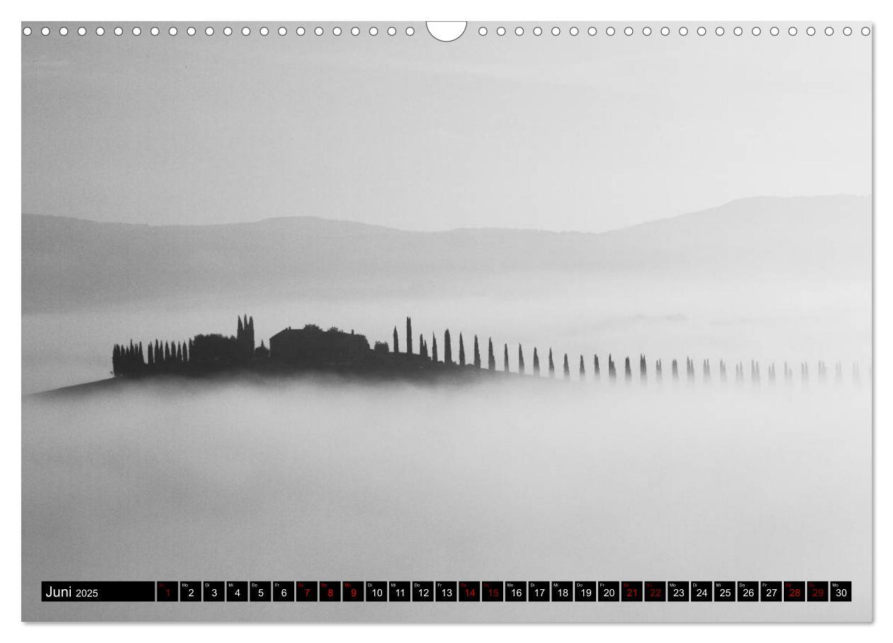 Bild: 9783435393763 | Toscana - monocromatico (Wandkalender 2025 DIN A3 quer), CALVENDO...