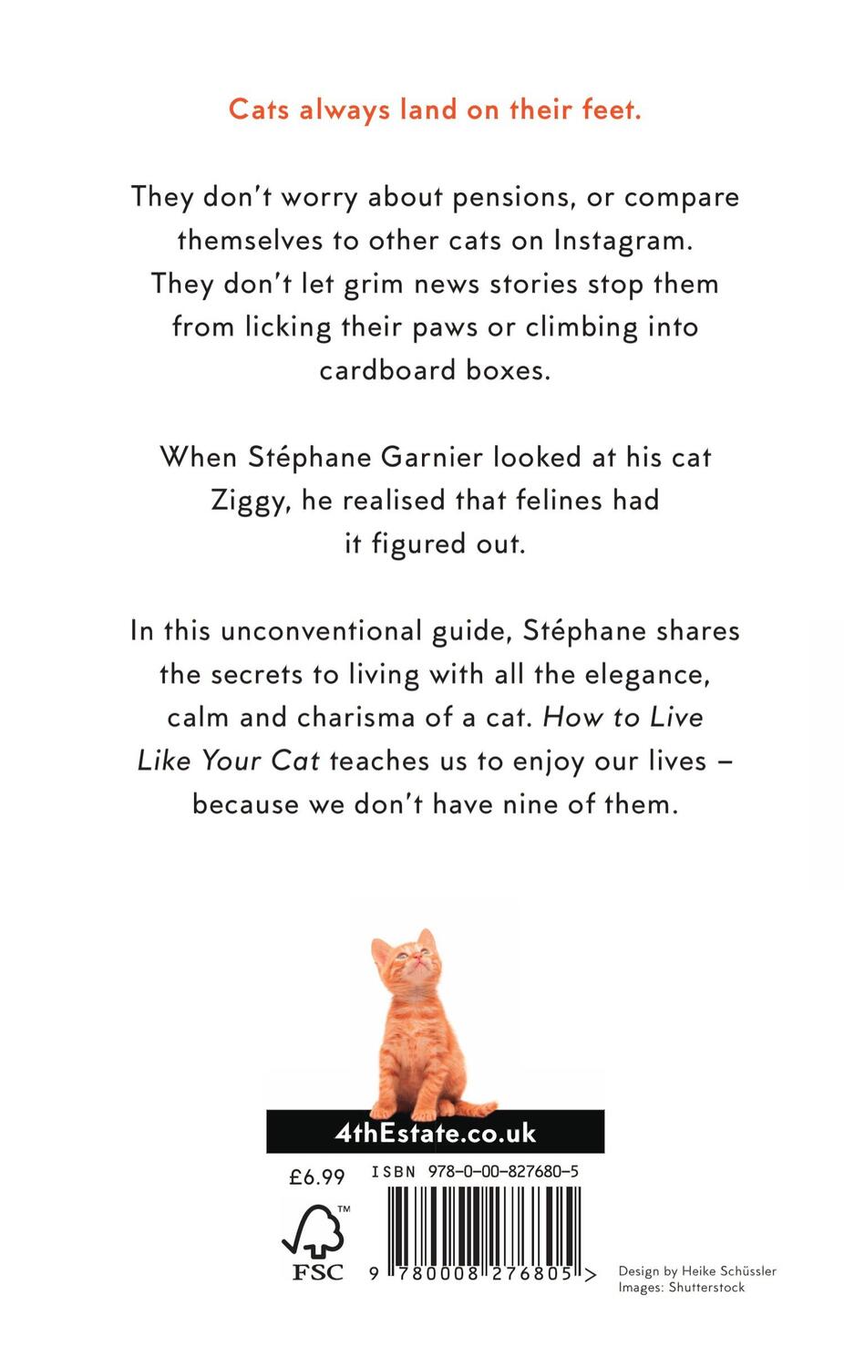 Rückseite: 9780008276805 | How to Live Like Your Cat | Stephane Garnier | Taschenbuch | Englisch