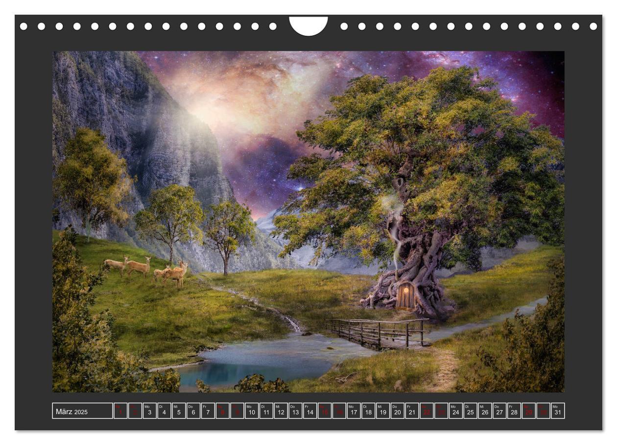 Bild: 9783435145775 | Magische Gefilde (Wandkalender 2025 DIN A4 quer), CALVENDO...