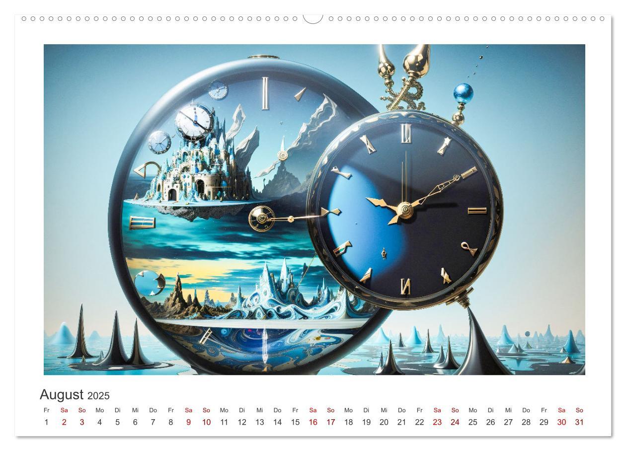 Bild: 9783383857744 | Zeit ist abstrakt (Wandkalender 2025 DIN A2 quer), CALVENDO...