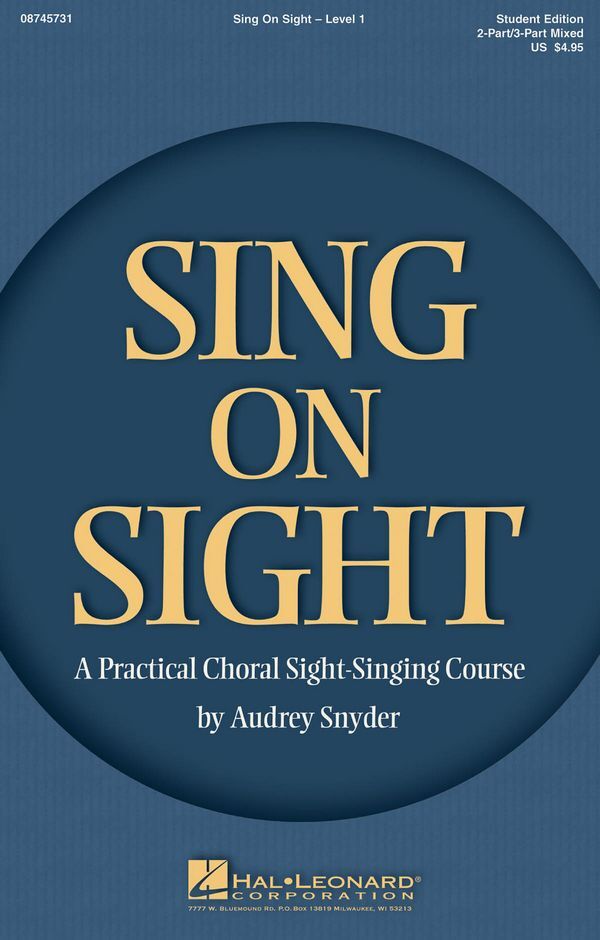 Cover: 9781423420507 | Sing on Sight | A Practical Choral Sight-Singing Course | Chorpartitur