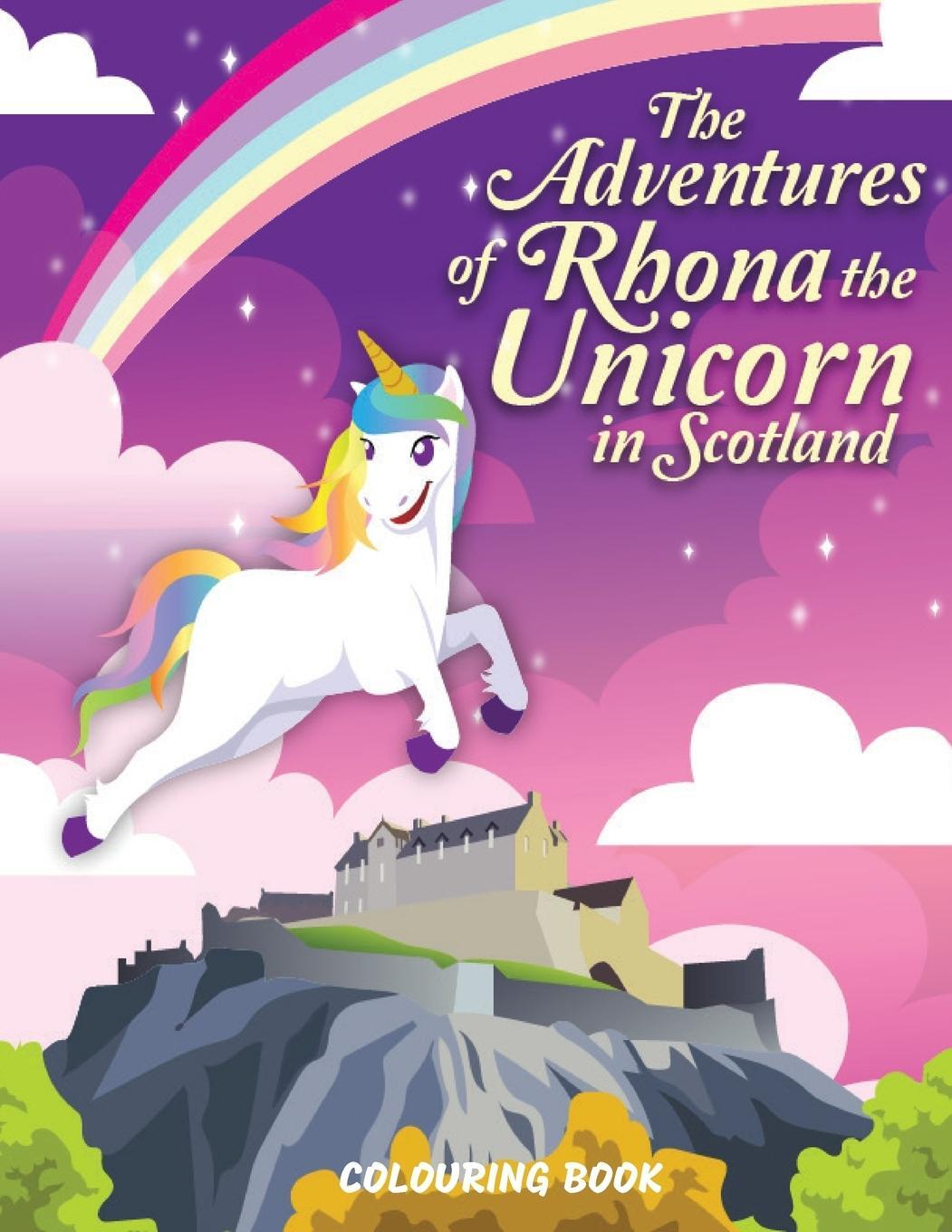 Cover: 9781527240681 | The Adventures of Rhona The Unicorn in Scotland | Colouring Book