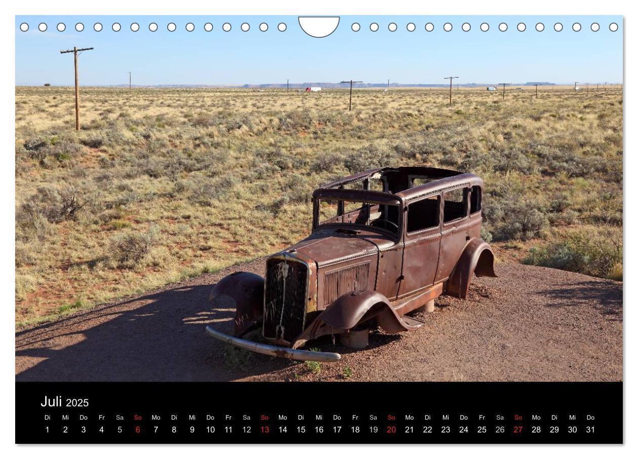 Bild: 9783435791767 | Route 66 im Südwesten (Wandkalender 2025 DIN A4 quer), CALVENDO...