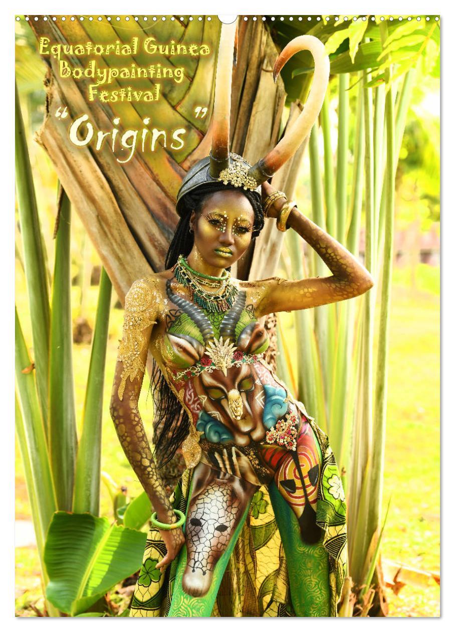 Cover: 9783435945009 | Equatorial Guinea Bodypainting Festival "Origins" (Wandkalender...