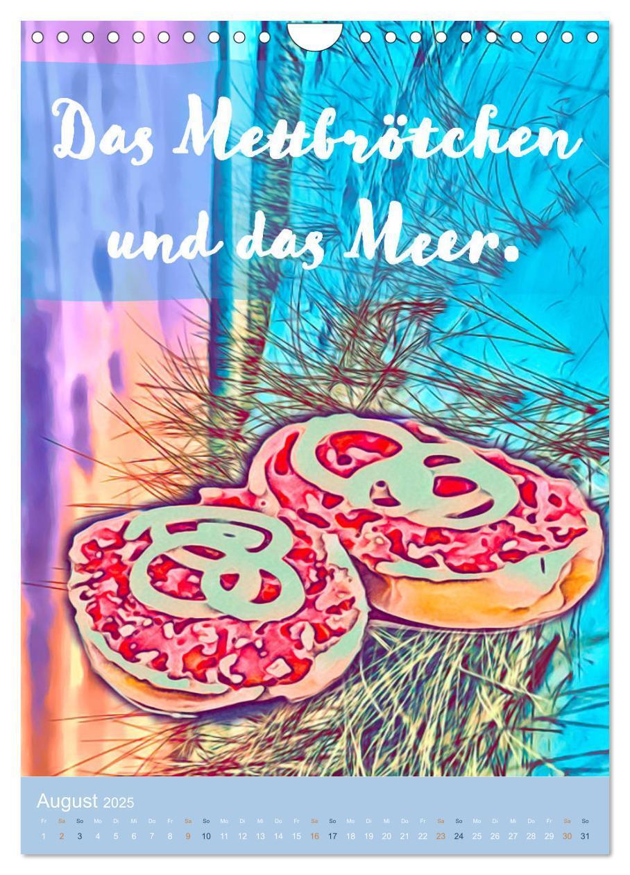 Bild: 9783435948413 | Mettbrötchen Träume - Mettkalender (Wandkalender 2025 DIN A4 hoch),...