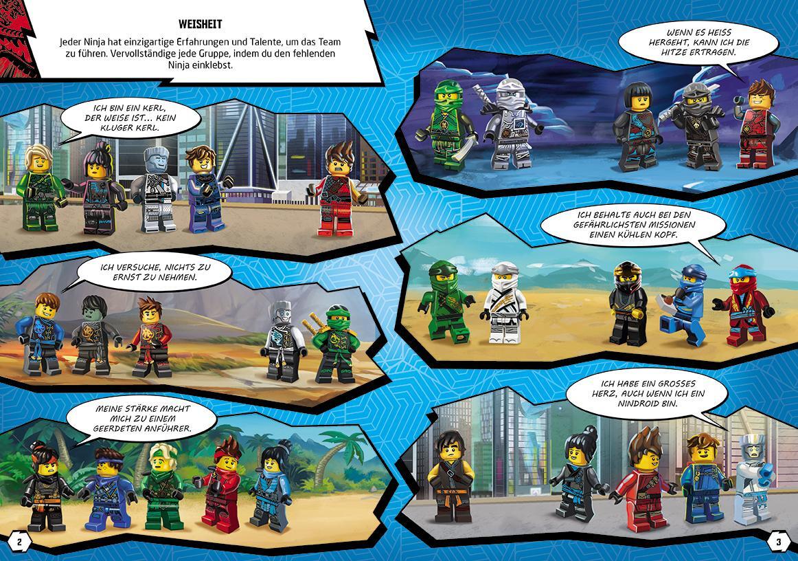 Bild: 9783960806271 | LEGO® NINJAGO® - Stickerabenteuer - Helden auf Mission | Taschenbuch