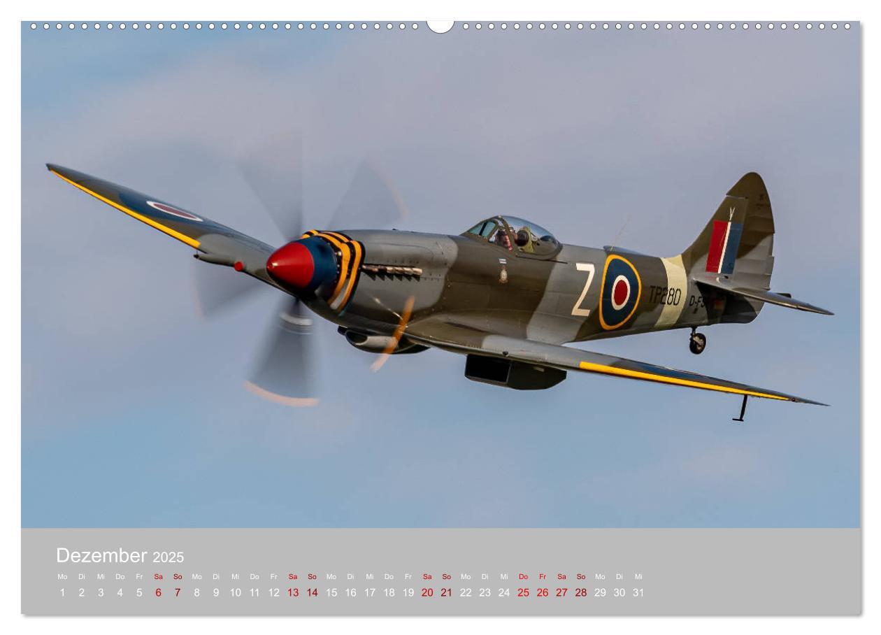 Bild: 9783435146680 | Fliegende Legenden - Warbirds (Wandkalender 2025 DIN A2 quer),...