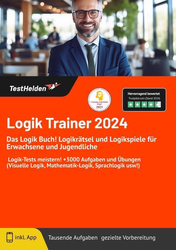 Cover: 9783988174789 | Logik Trainer 2024: Das Logik Buch! Logikrätsel und Logikspiele für...