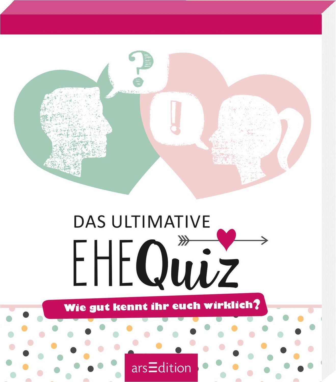 Cover: 9783845819884 | Das ultimative Ehequiz | Wie gut kennt ihr euch wirklich? | Buch