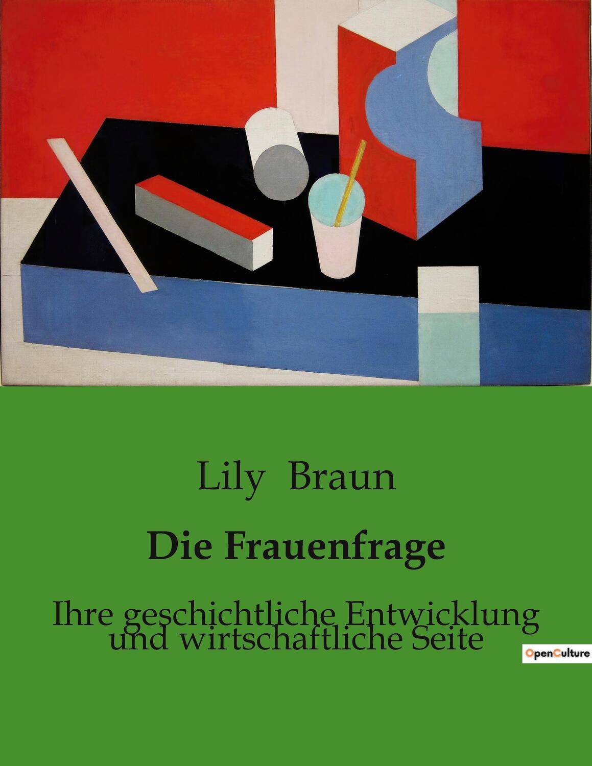 Cover: 9791041901821 | Die Frauenfrage | Lily Braun | Taschenbuch | Paperback | 284 S. | 2022