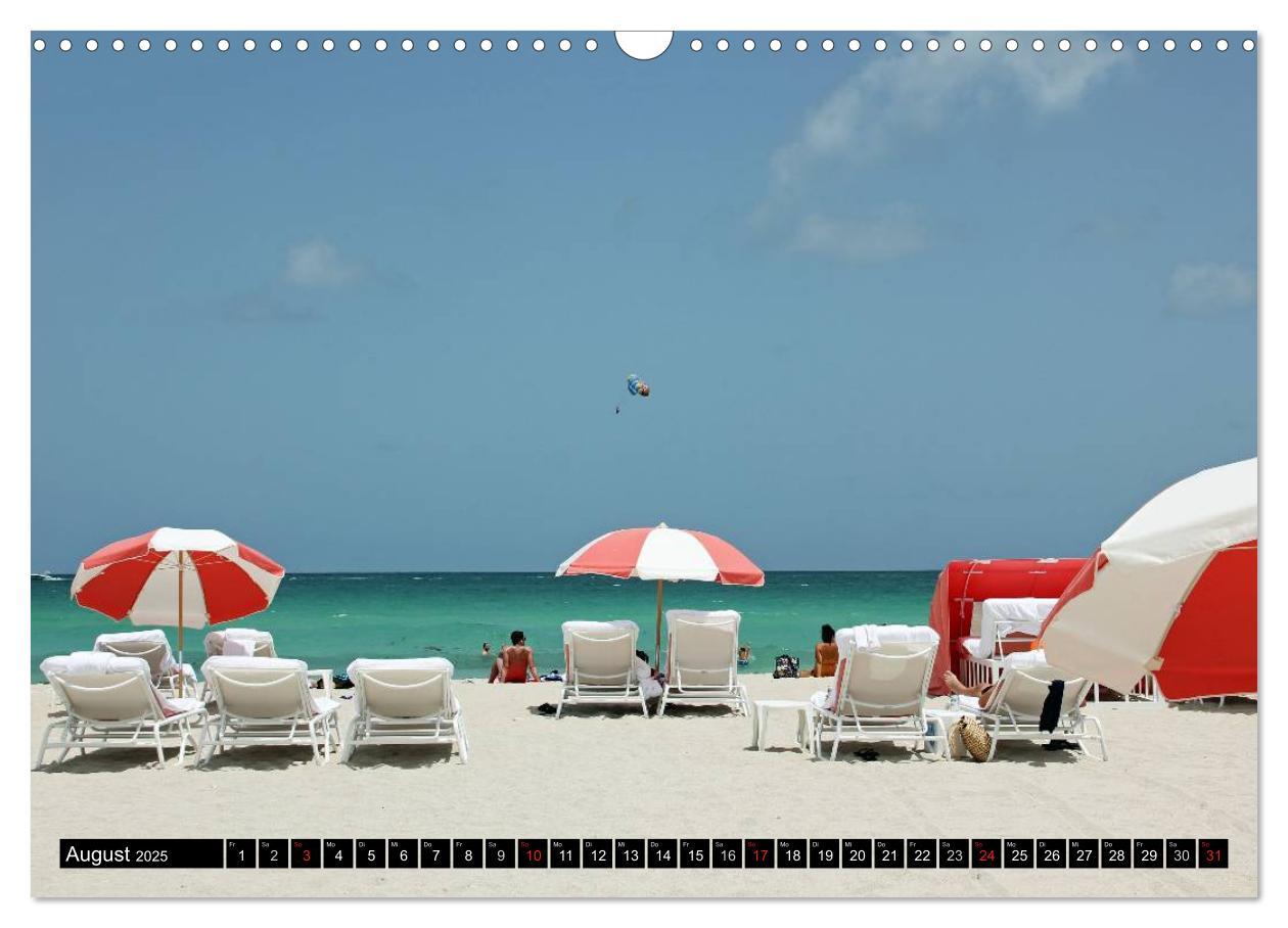 Bild: 9783435837236 | MIAMI (Wandkalender 2025 DIN A3 quer), CALVENDO Monatskalender | Damm