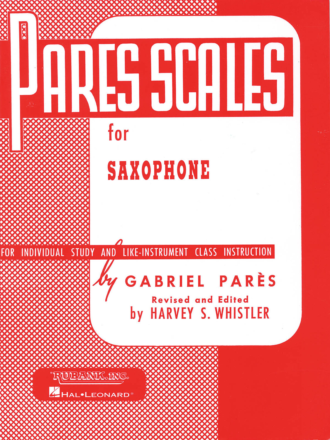 Cover: 73999632705 | Pares: Scales For Saxophone | Woodwind Method | Buch | 1989