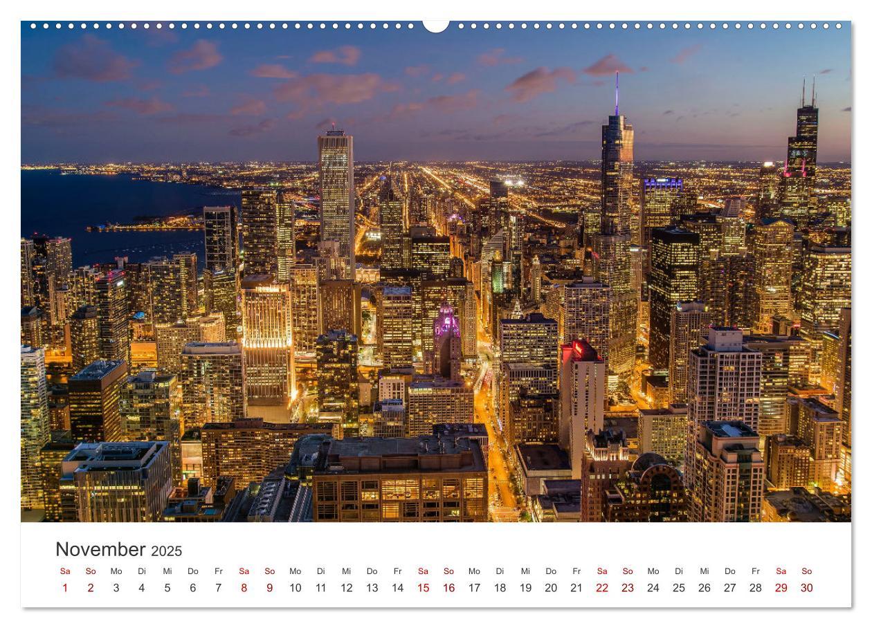 Bild: 9783435060405 | Chicago - Eine einzigartige Stadt. (Wandkalender 2025 DIN A2 quer),...