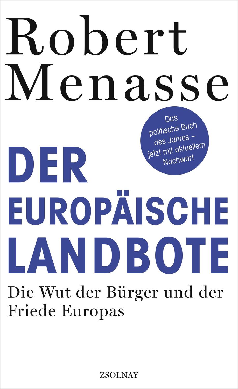 Cover: 9783552056169 | Der Europäische Landbote | Robert Menasse | Buch | Deutsch | 2012