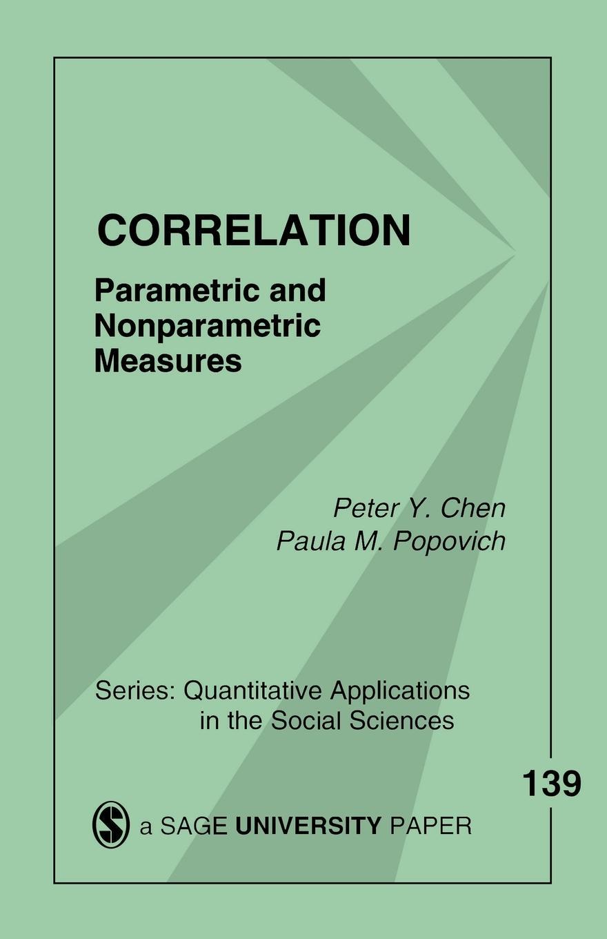 Cover: 9780761922285 | Correlation | Parametric and Nonparametric Measures | Chen (u. a.)