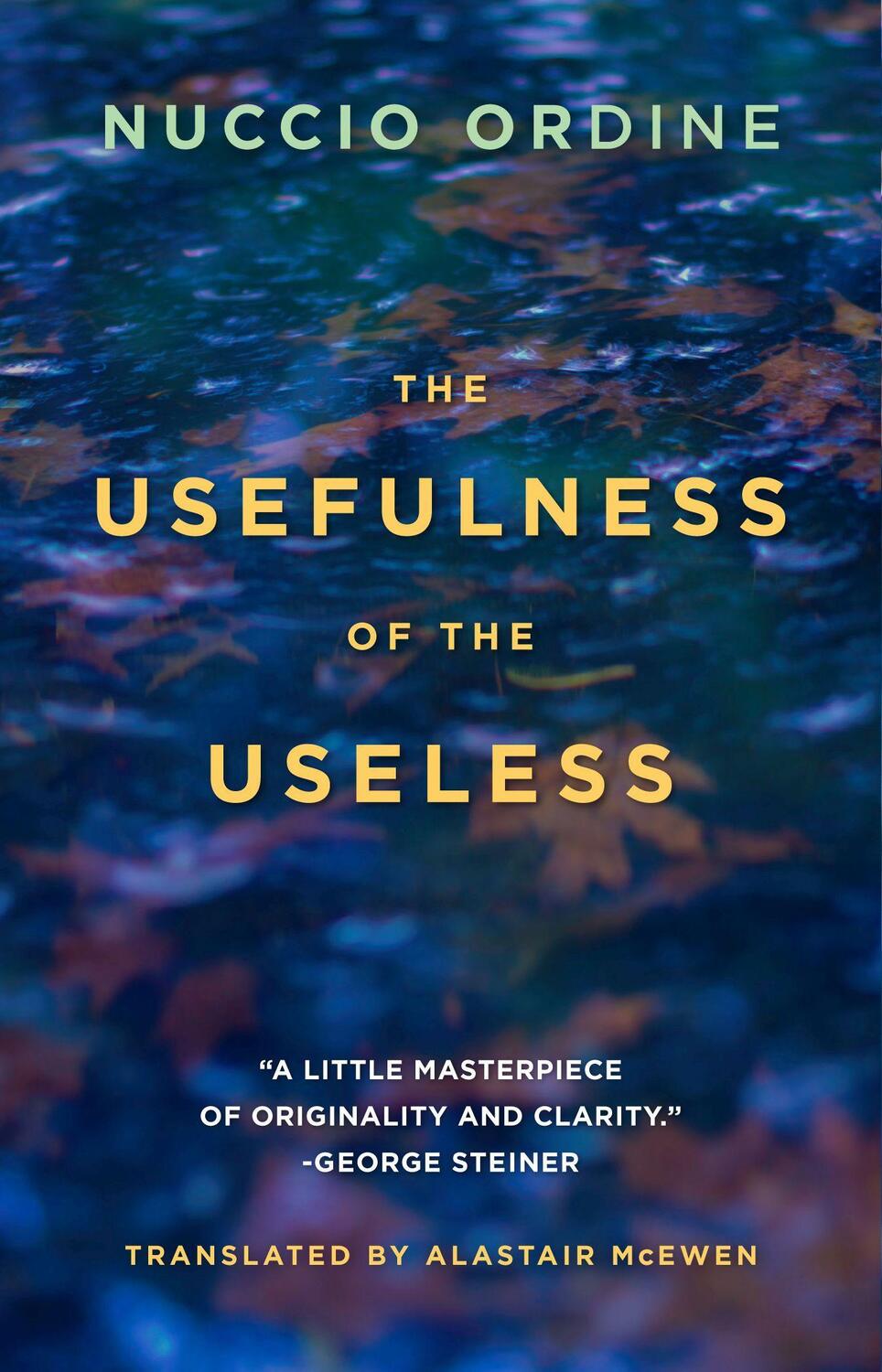 Cover: 9781589881167 | The Usefulness of the Useless | Nuccio Ordine | Taschenbuch | Englisch