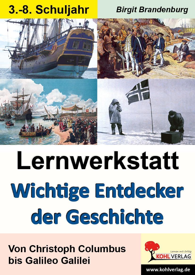 Cover: 9783866329959 | Lernwerkstatt Wichtige Entdecker der Geschichte | Taschenbuch | 2010