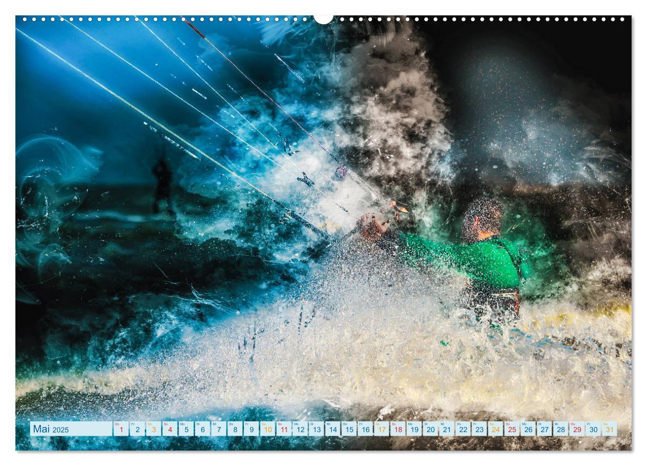 Bild: 9783435413812 | Kitesurfen extrem cool (Wandkalender 2025 DIN A2 quer), CALVENDO...