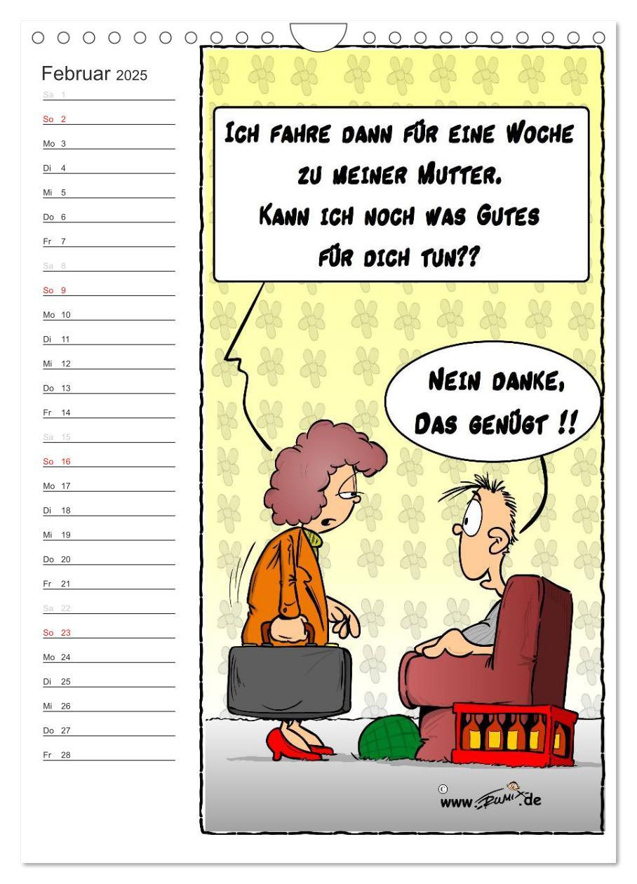 Bild: 9783457045763 | Trumix Cartoons - Autsch, das tut weh! (Wandkalender 2025 DIN A4...