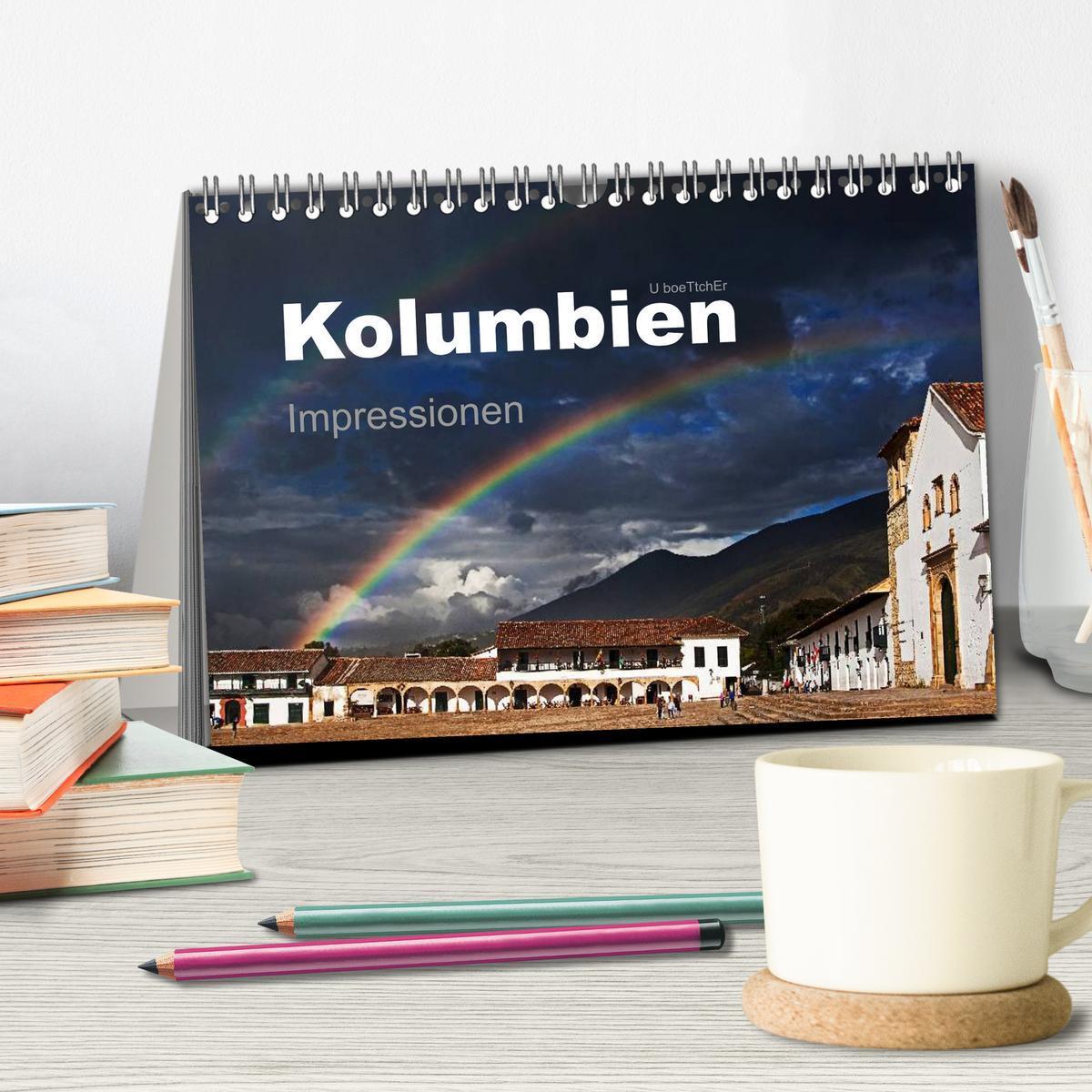 Bild: 9783435661633 | Kolumbien Impressionen (Tischkalender 2025 DIN A5 quer), CALVENDO...