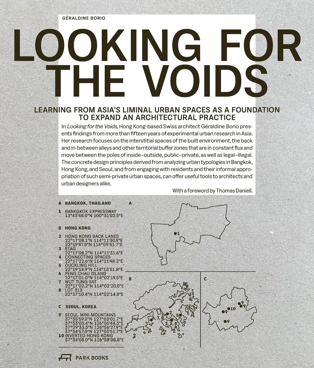 Cover: 9783038602972 | Looking for the Voids | Géraldine Borio | Taschenbuch | Spiralbindung