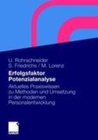 Cover: 9783834922601 | Erfolgsfaktor Potenzialanalyse | Uta Rohrschneider (u. a.) | Buch