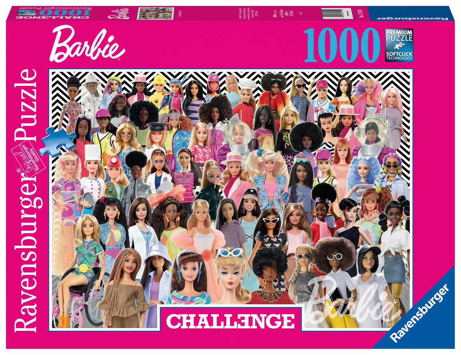 Cover: 4005556171590 | Ravensburger Puzzle 17159 - Barbie Challenge - 1000 Teile Puzzle...