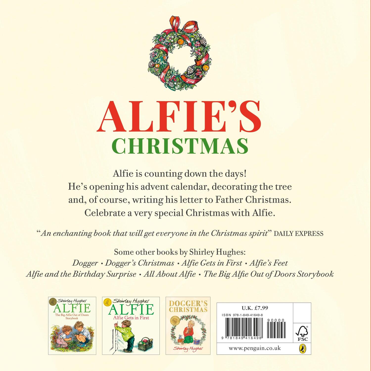 Cover: 9781849416498 | Alfie's Christmas | Shirley Hughes | Taschenbuch | Alfie | Englisch