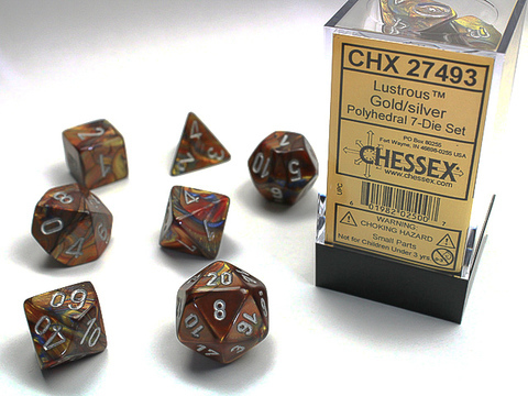Cover: 601982025007 | Lustrous® Polyhedral Gold/silver 7-Die Set | deutsch | Chessex