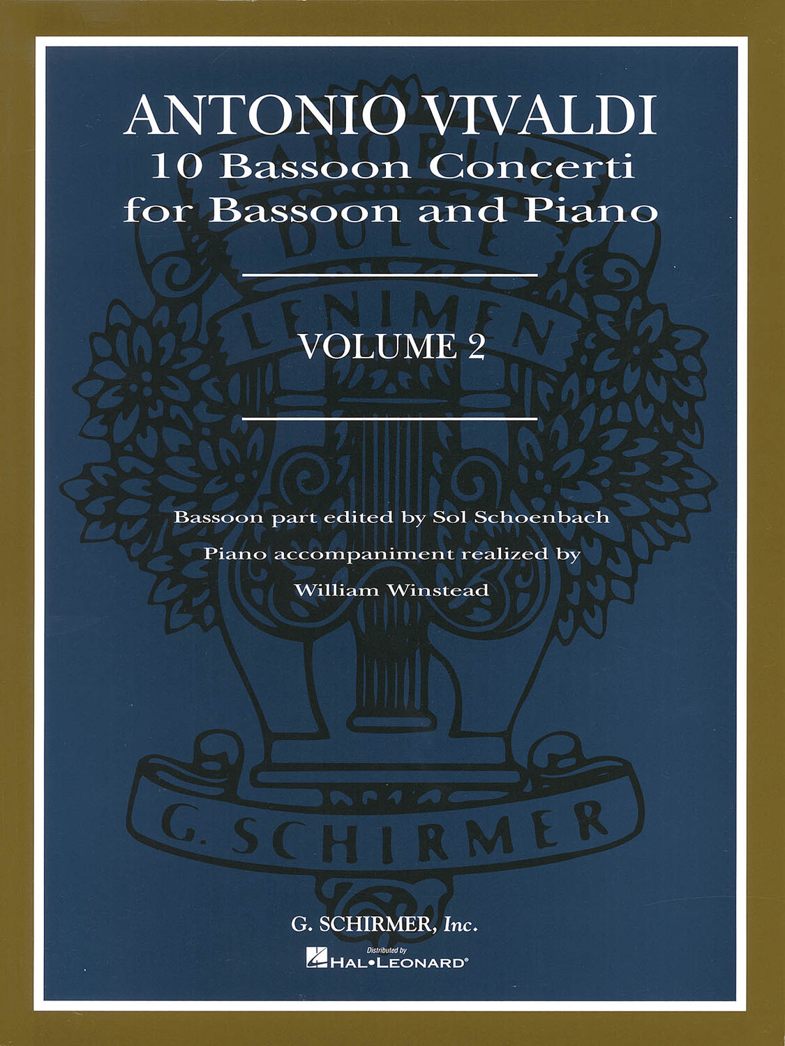 Cover: 73999817928 | 10 Bassoon Concerti, Vol. 2 | Antonio Vivaldi | Woodwind Solo | Buch