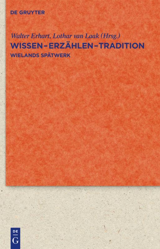 Cover: 9783110240368 | Wissen - Erzählen - Tradition | Wielands Spätwerk | Laak (u. a.)