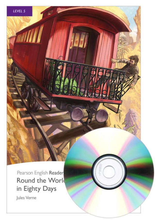 Cover: 9781408276532 | L5:Round World 80 Days Bk&amp;MP3 Pk | Industrial Ecology | Jules Verne