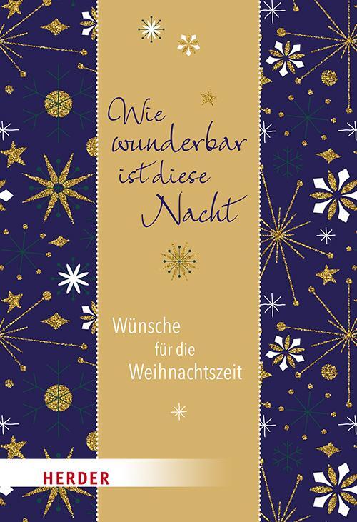 Cover: 9783451396106 | Wie wunderbar ist diese Nacht | Wünsche für die Weihnachtszeit | Buch