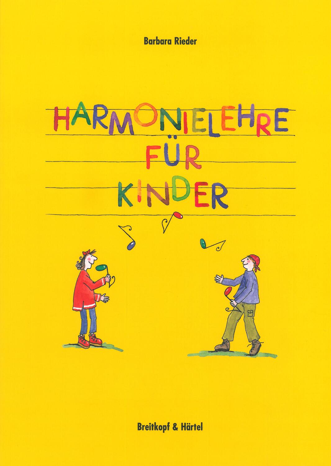Cover: 9783765103087 | Harmonielehre für Kinder | Barbara Rieder | Taschenbuch | Deutsch