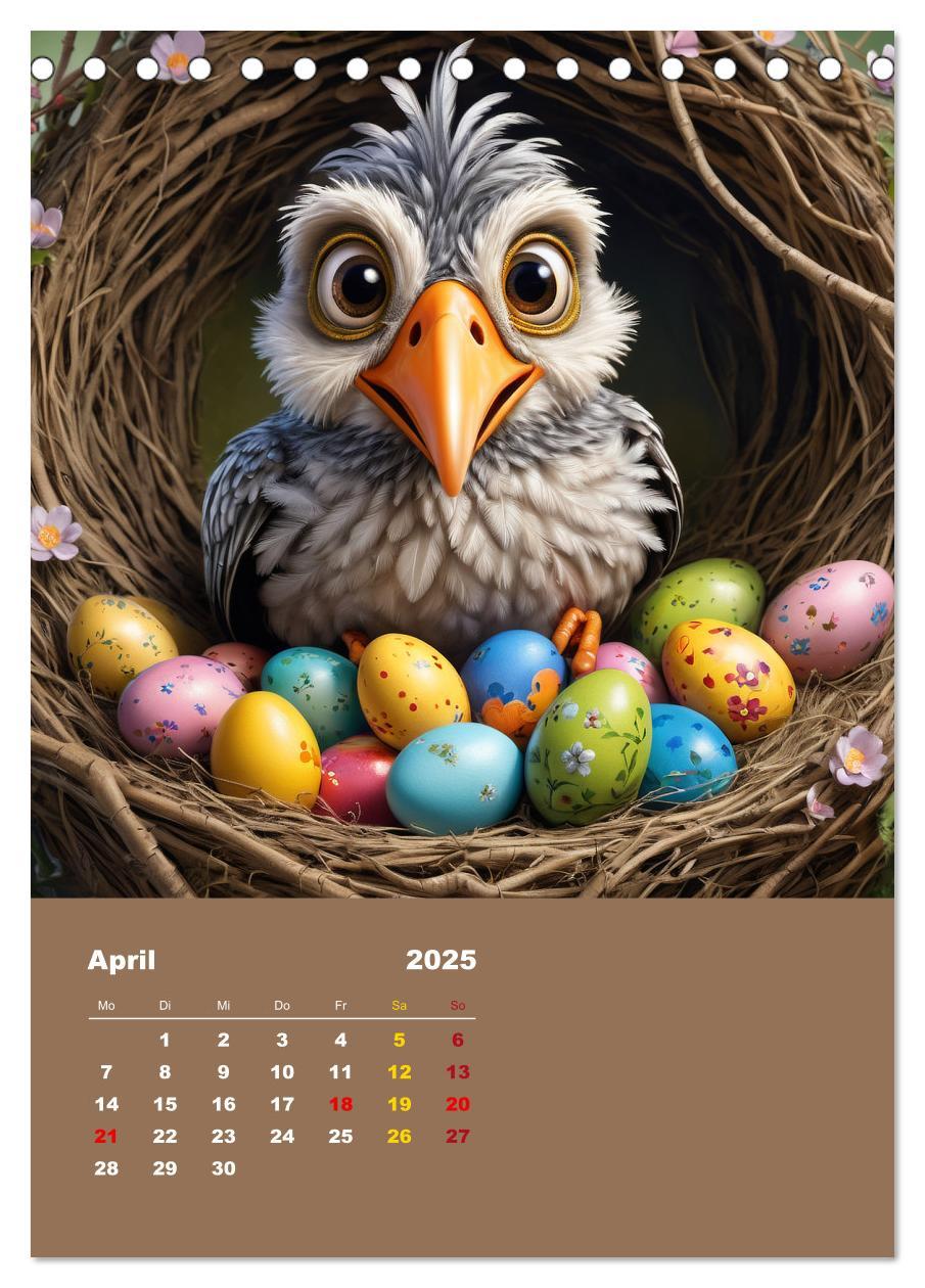 Bild: 9783457150344 | Diese schrägen Vögel (Tischkalender 2025 DIN A5 hoch), CALVENDO...