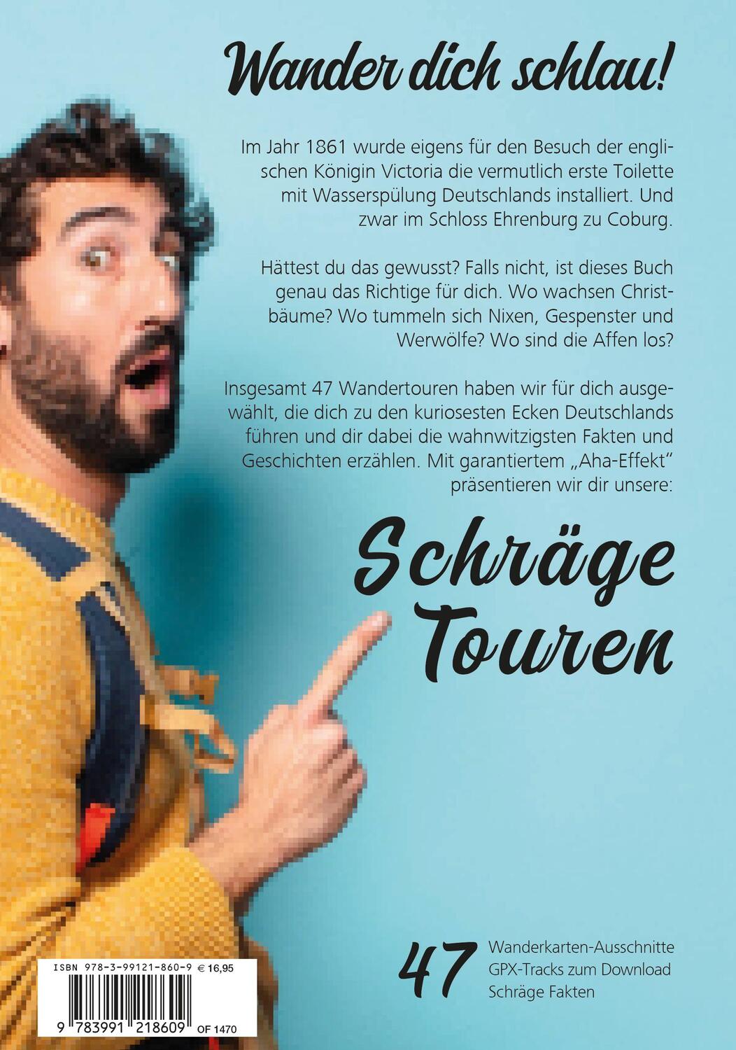 Rückseite: 9783991218609 | KOMPASS Schräge Touren Deutschland, 47 Touren | Wolfgang Heitzmann