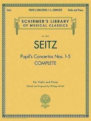 Cover: 9780634096822 | Pupil's Concertos, Complete: Schirmer Library of Classics Volume...