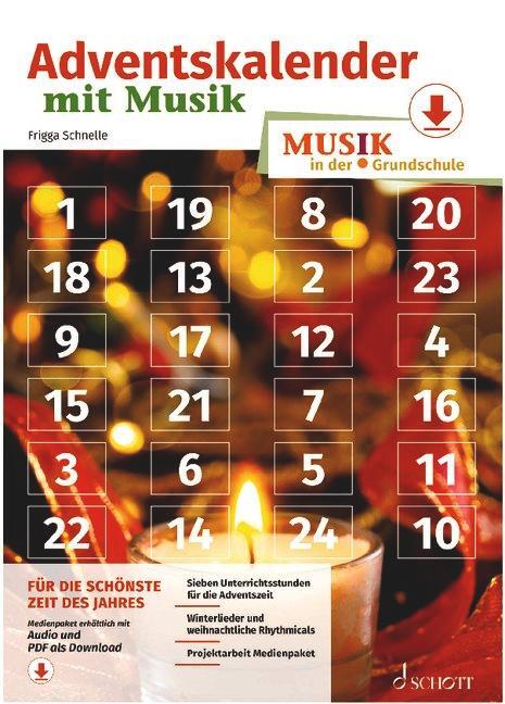 Cover: 9783795730628 | Adventskalender mit Musik | Frigga Schnelle | Broschüre | 56 S. | 2024