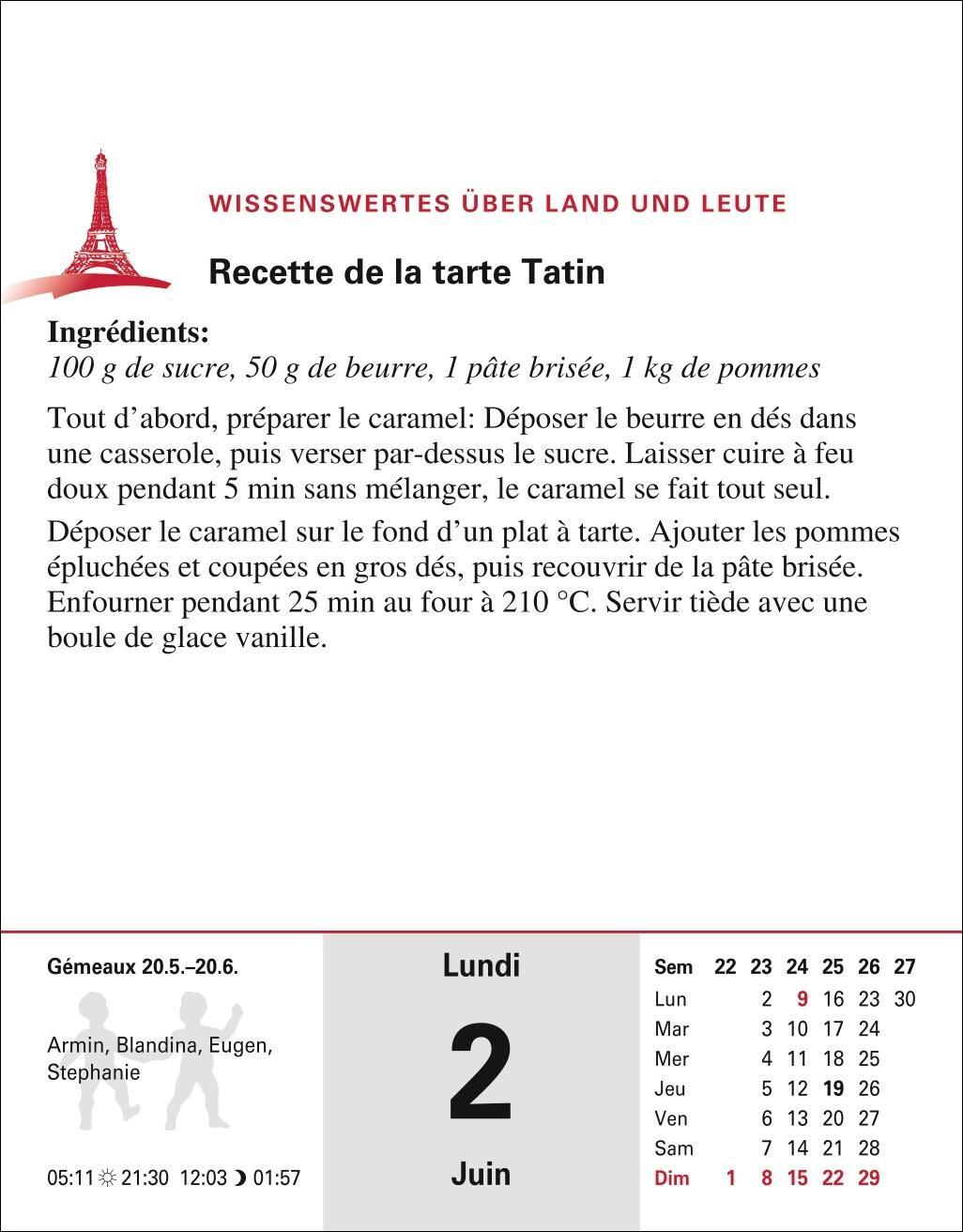 Bild: 9783840033612 | Französisch Sprachkalender 2025 - Französisch lernen leicht gemacht...