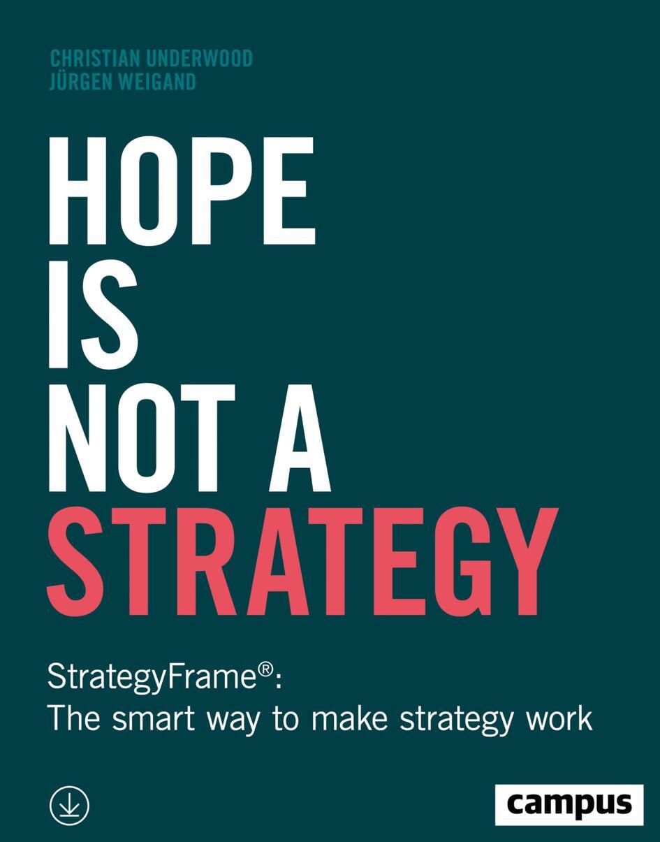 Cover: 9783593517094 | Hope Is Not a Strategy | Christian Underwood (u. a.) | Taschenbuch