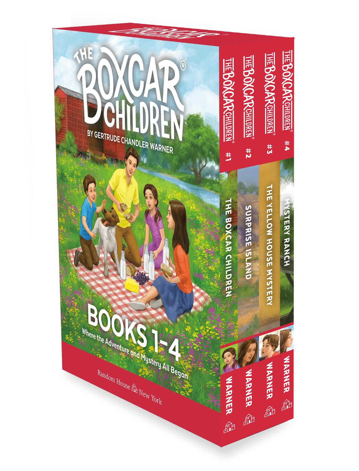 Cover: 9780807508541 | The Boxcar Children Mysteries Boxed Set 1-4 | Gertrude Chandler Warner